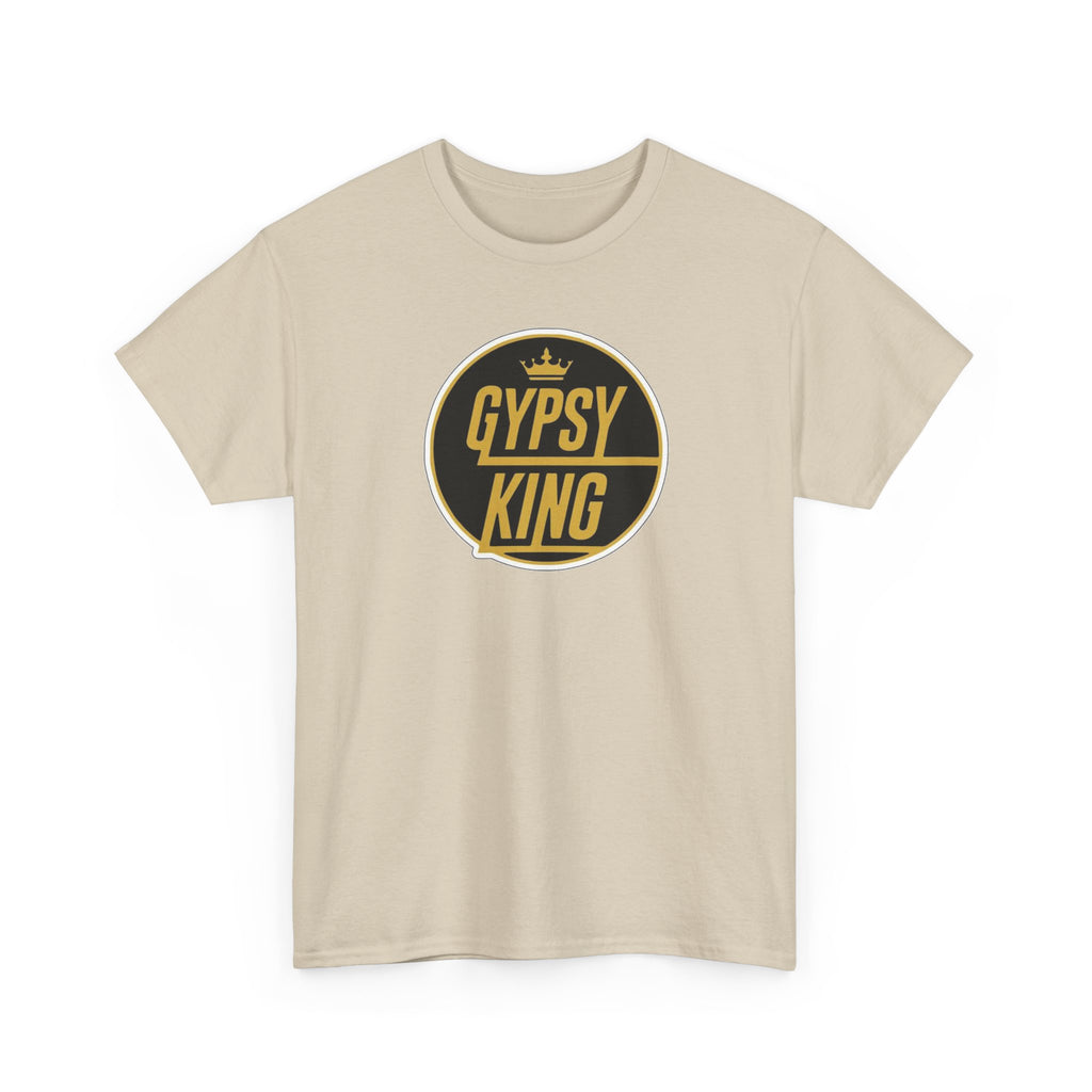 Gypsy King Graphic Tee — Retro Black & Gold Crown Logo T‑Shirt