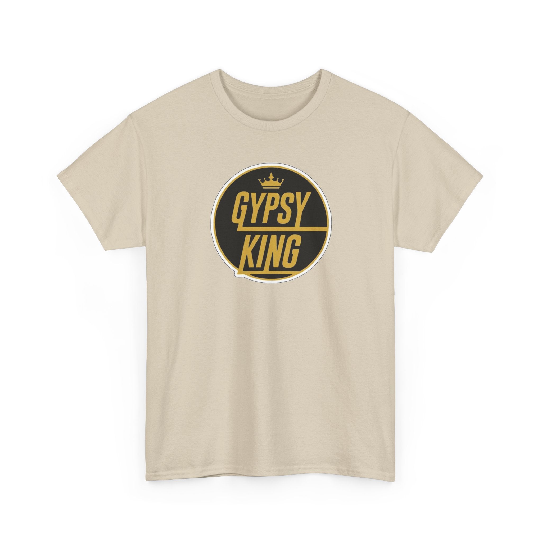 Gypsy King Graphic Tee — Retro Black & Gold Crown Logo T‑Shirt