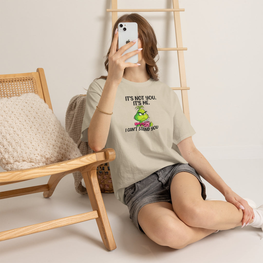 Grumpy Grinch Tee – "It's Not You. It's Me. I Can't Stand You" Christmas Shirt
