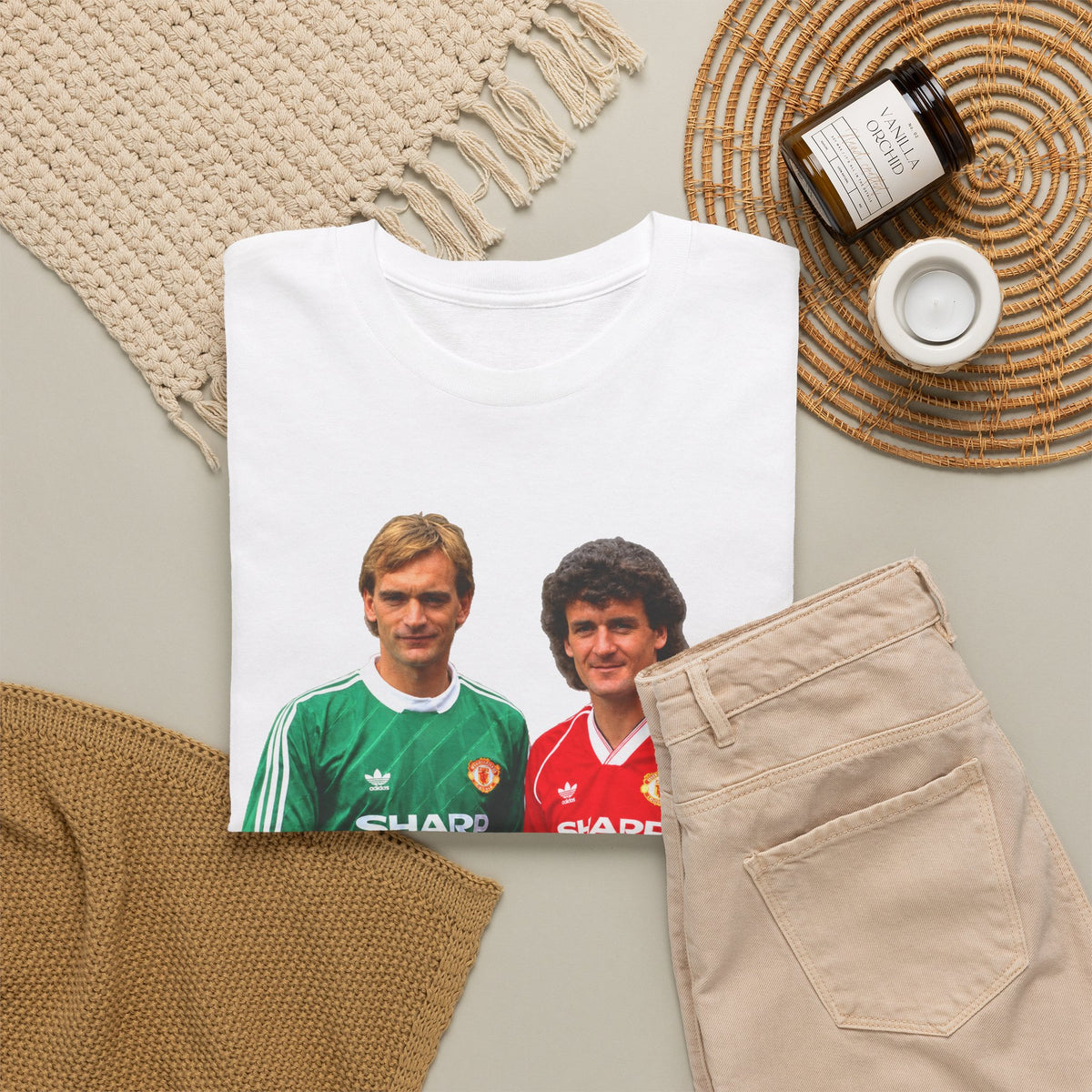 Leighton & Hughes Manchester United Legends Coton T-shirt