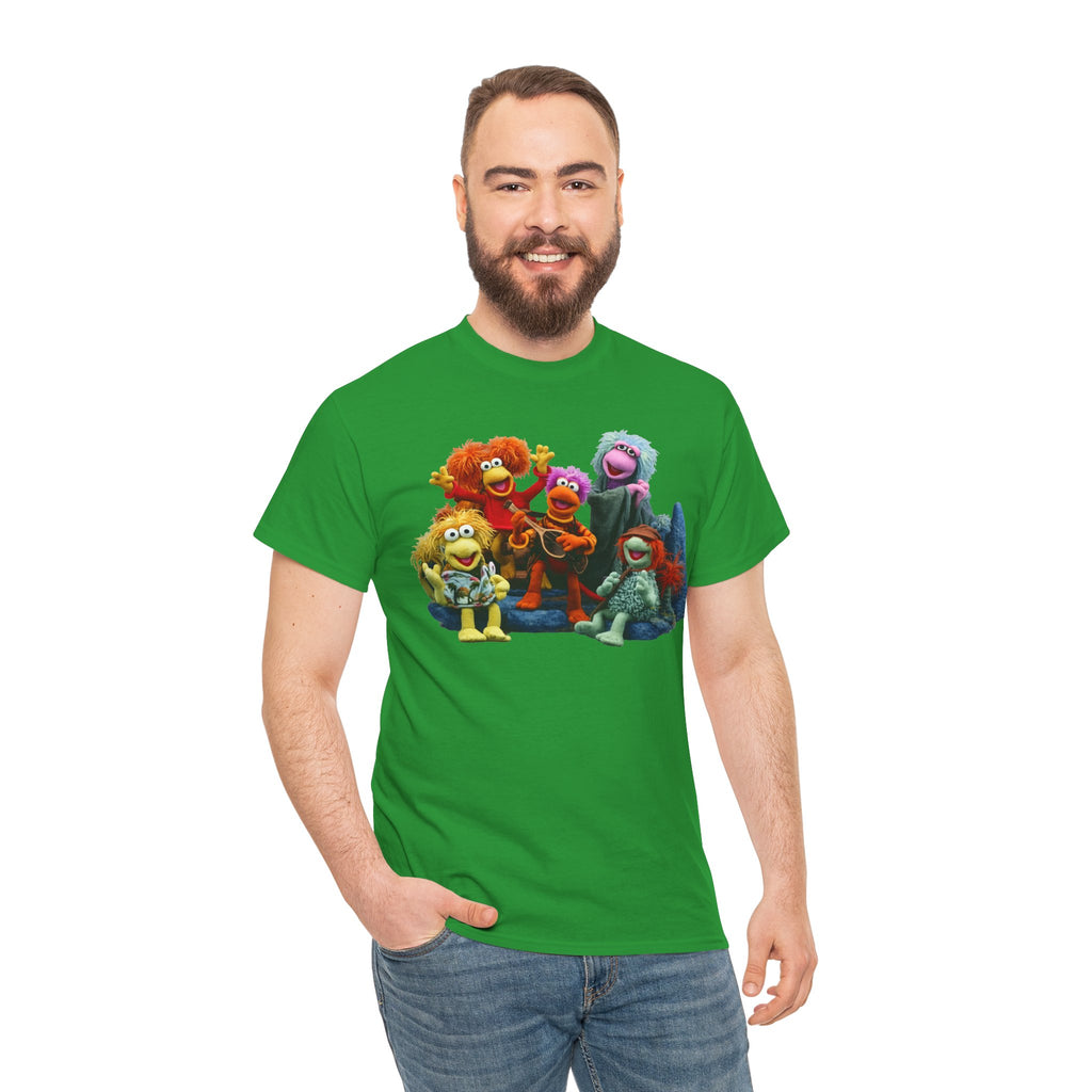 Fraggle Rock Muppet Crew Graphic Tee — Vintage Puppet Group T-Shirt
