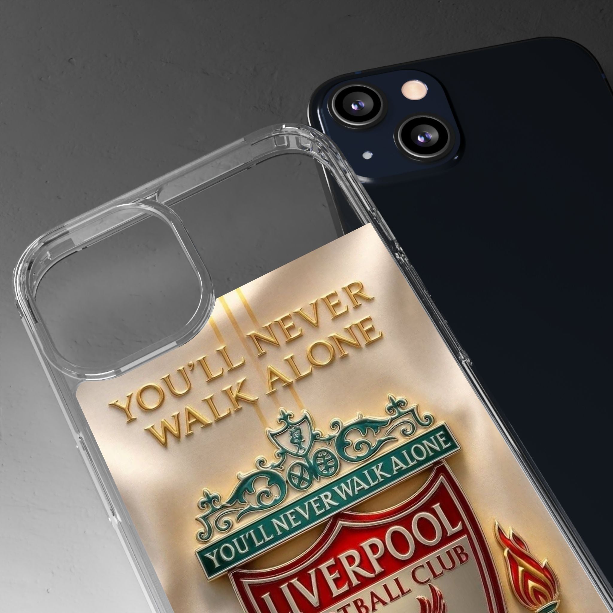 Liverpool FC 'You'll Never Walk Alone' Clear Phone Case