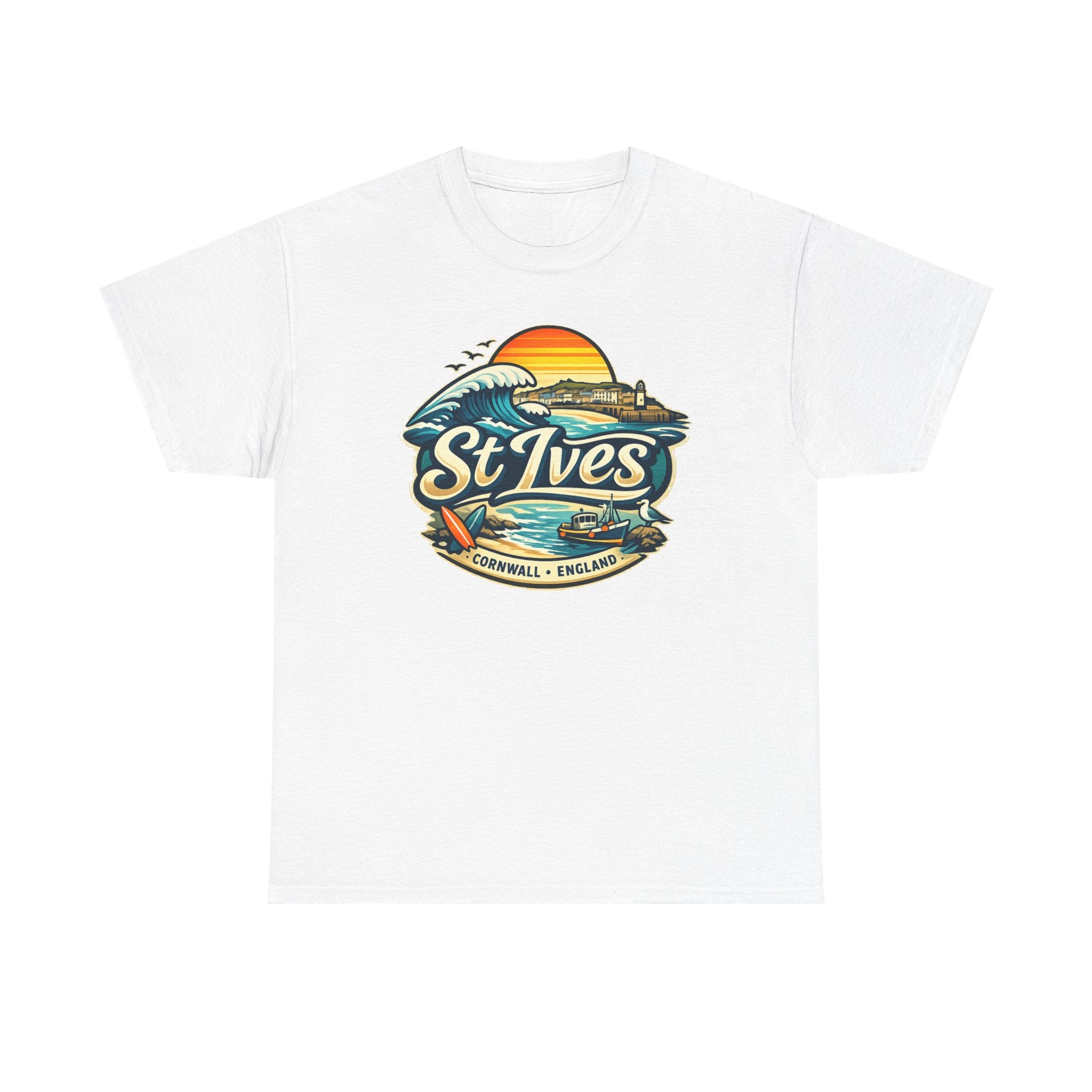 St Ives Cornwall Vintage Surf Tee