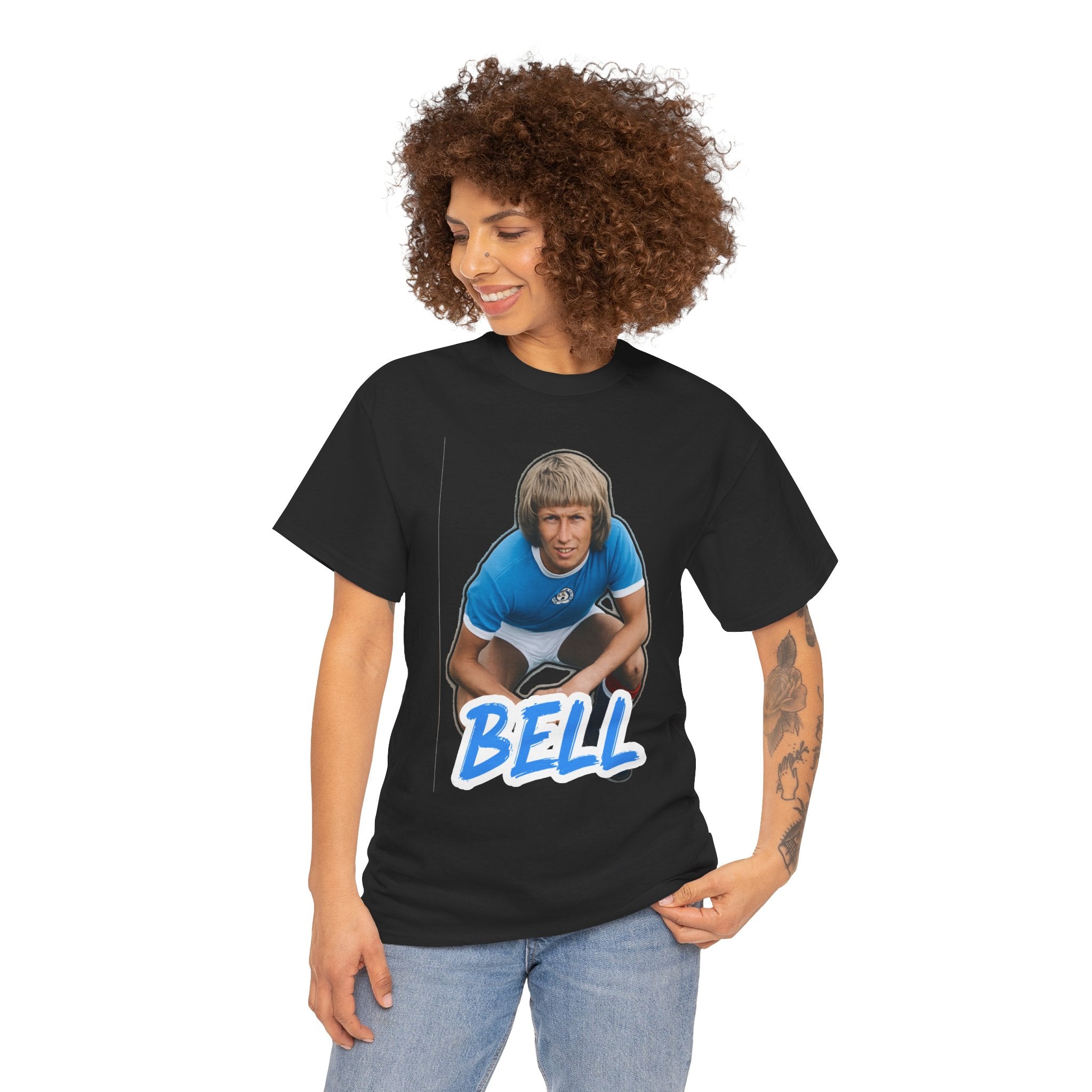 Colin Bell Manchester City Legend Retro Soccer Tee — Vintage Player Graphic T-Shirt