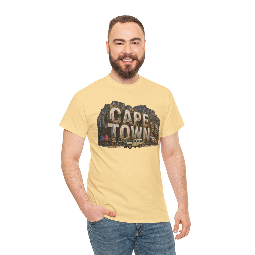 Cape Town Vintage Photo Tee — South Africa Travel Souvenir T-Shirt