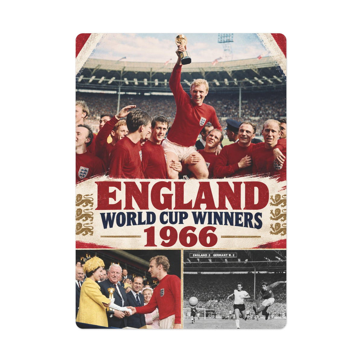 England World Cup Winners 1966 Playing / Poker Cards