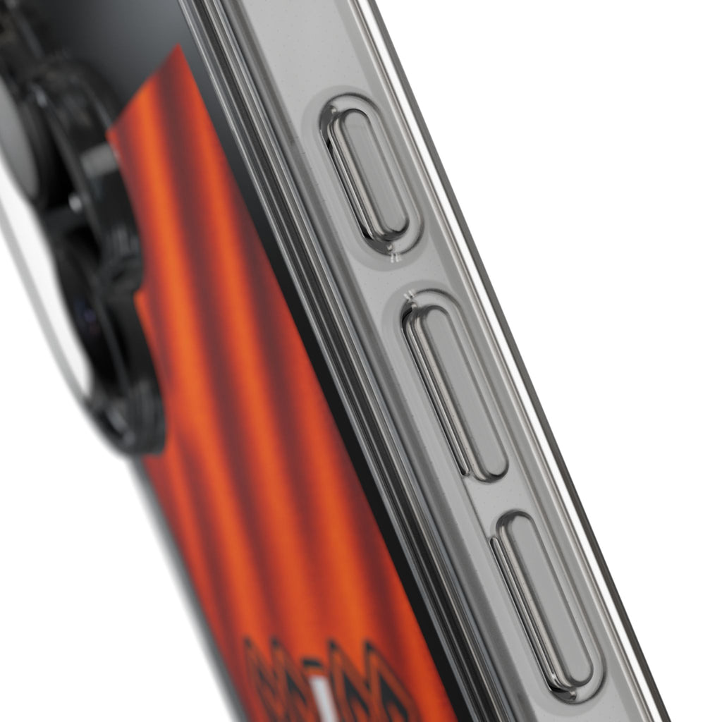 Salford CIty Inspired Phone Case — 'SCFC Back in Orange' Clear Protective Cover