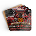 Manchester United Corkwood Coaster Set — A History of Greatness