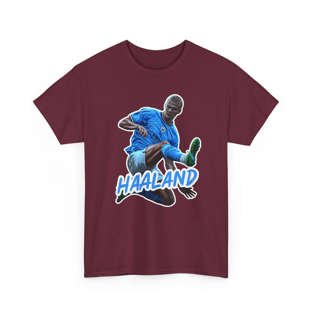 Erling Haaland Manchester City Soccer T‑Shirt – Dynamic Action Graphic Tee