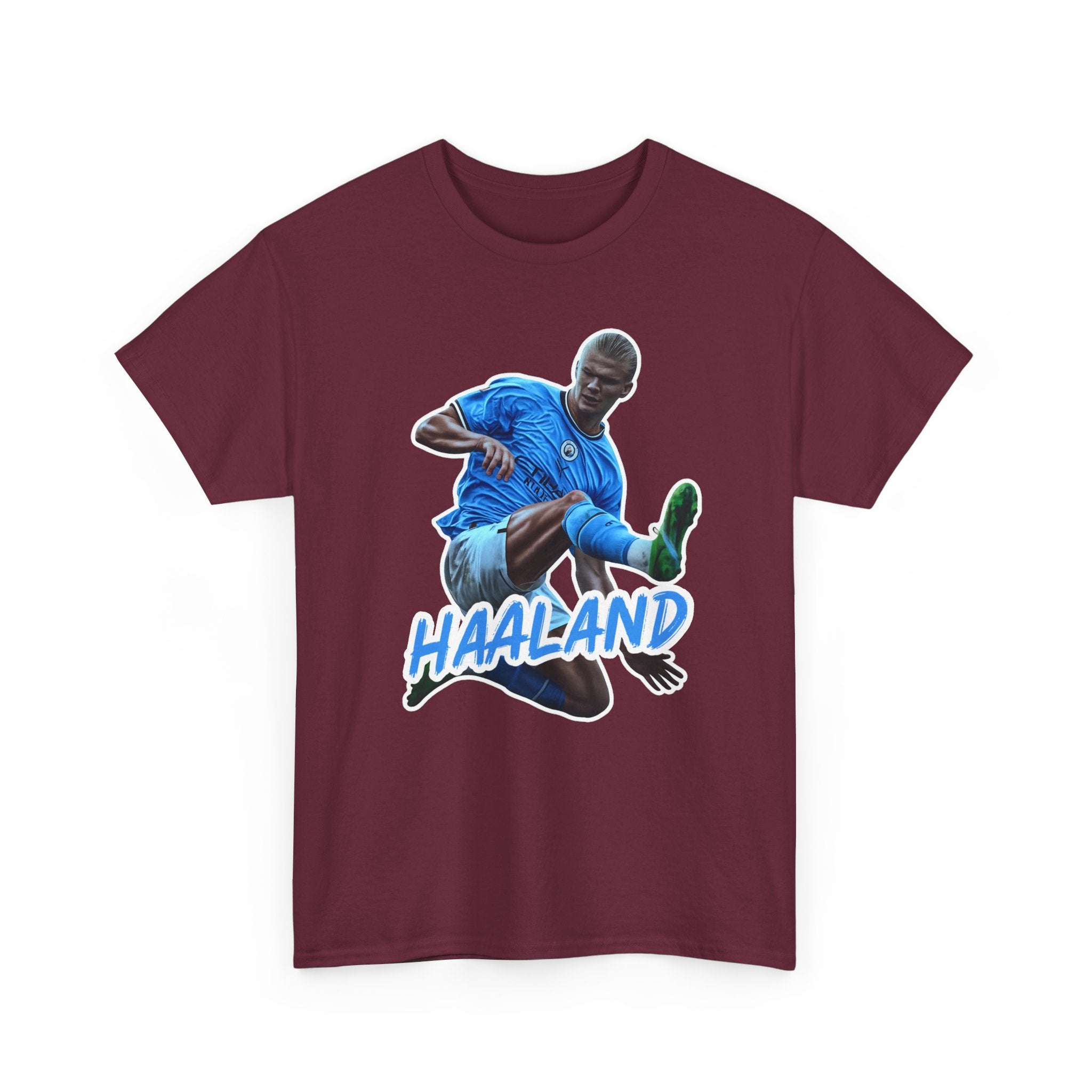 Erling Haaland Manchester City Soccer T‑Shirt – Dynamic Action Graphic Tee