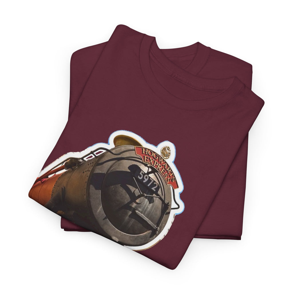 Hogwarts Express Steam Engine Train T-Shirt – Vintage Locomotive Graphic Tee