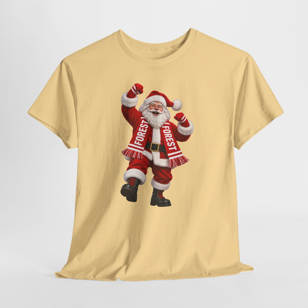 Nottingham Forest Santa Claus Dancing T‑Shirt — Vintage Christmas Holiday Tee
