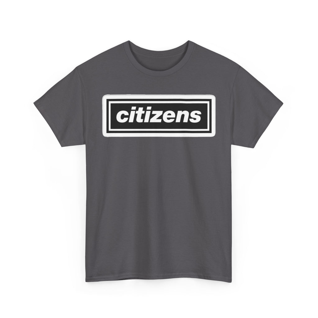 Citizens Manchester City Logo T-Shirt — Minimal Retro Box-Logo Tee
