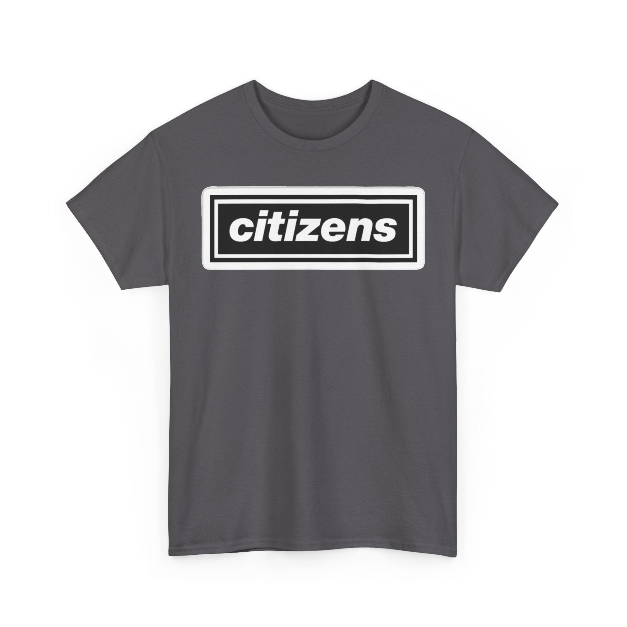 Citizens Manchester City Logo T-Shirt — Minimal Retro Box-Logo Tee