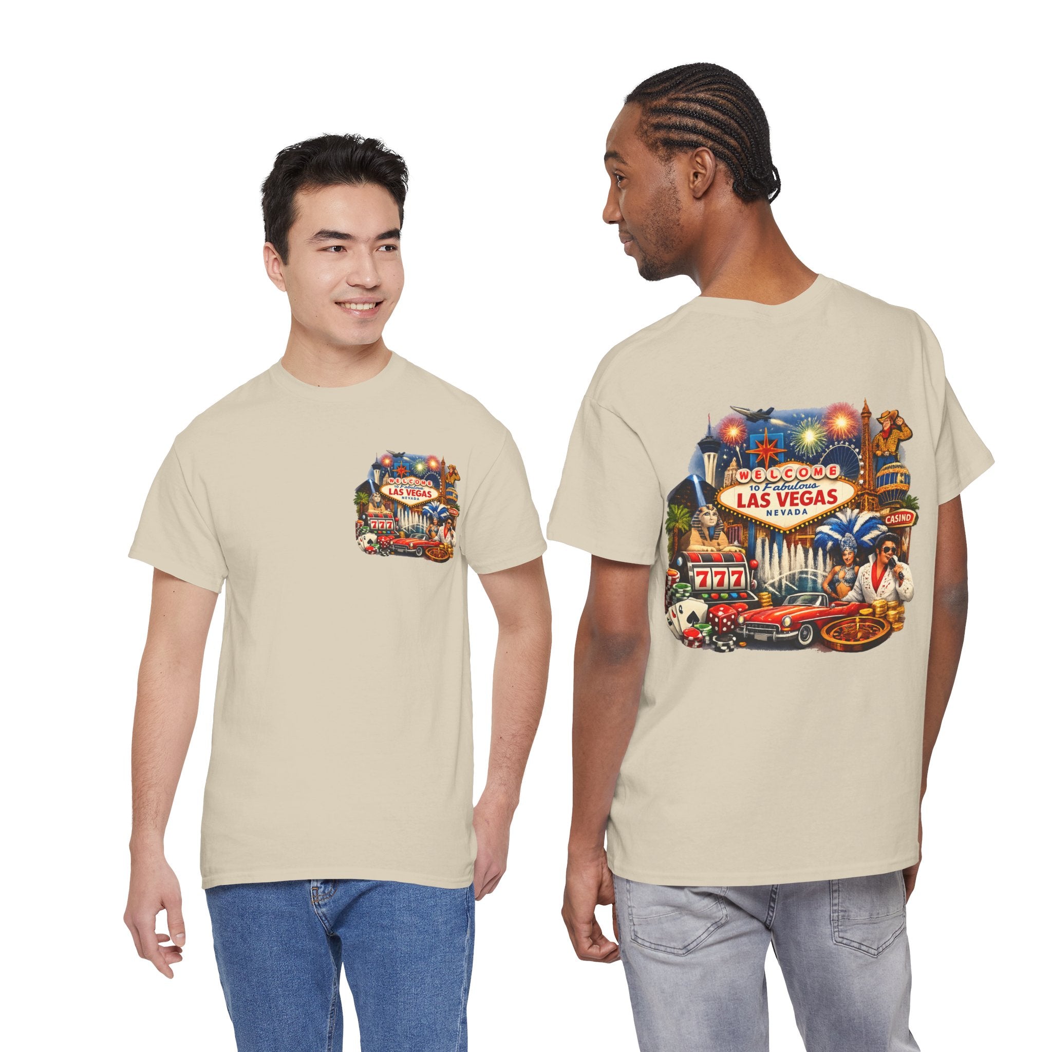 Las Vegas Vintage Collage T‑Shirt