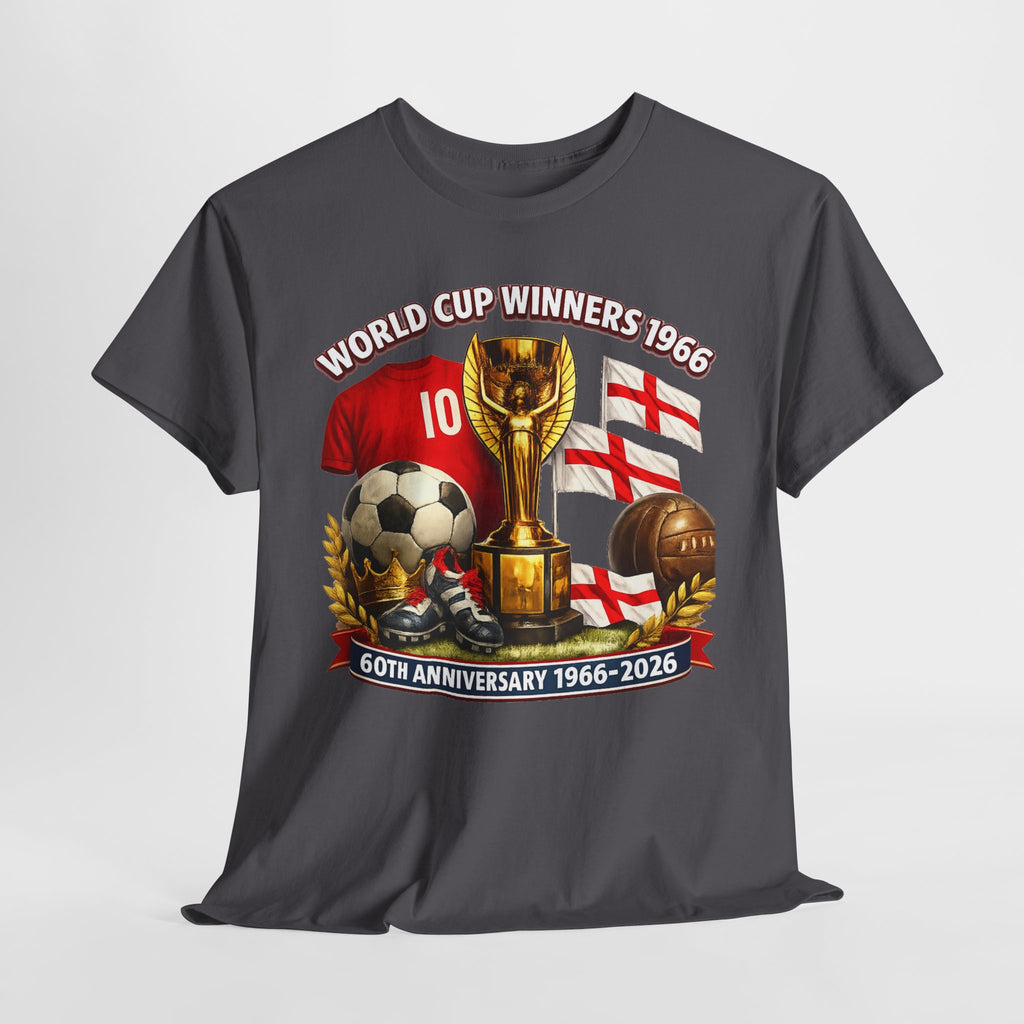 1966 World Cup Winners T‑Shirt — 60th Anniversary England Football Tribute