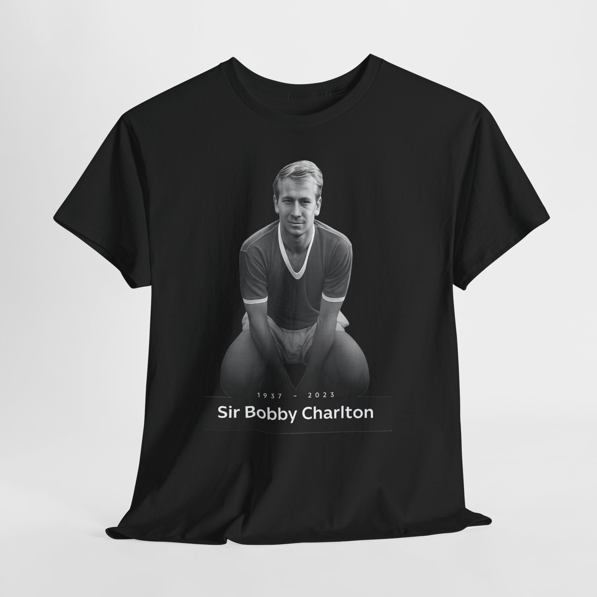 Sir Bobby Charlton Football Legend Cotton T‑Shirt