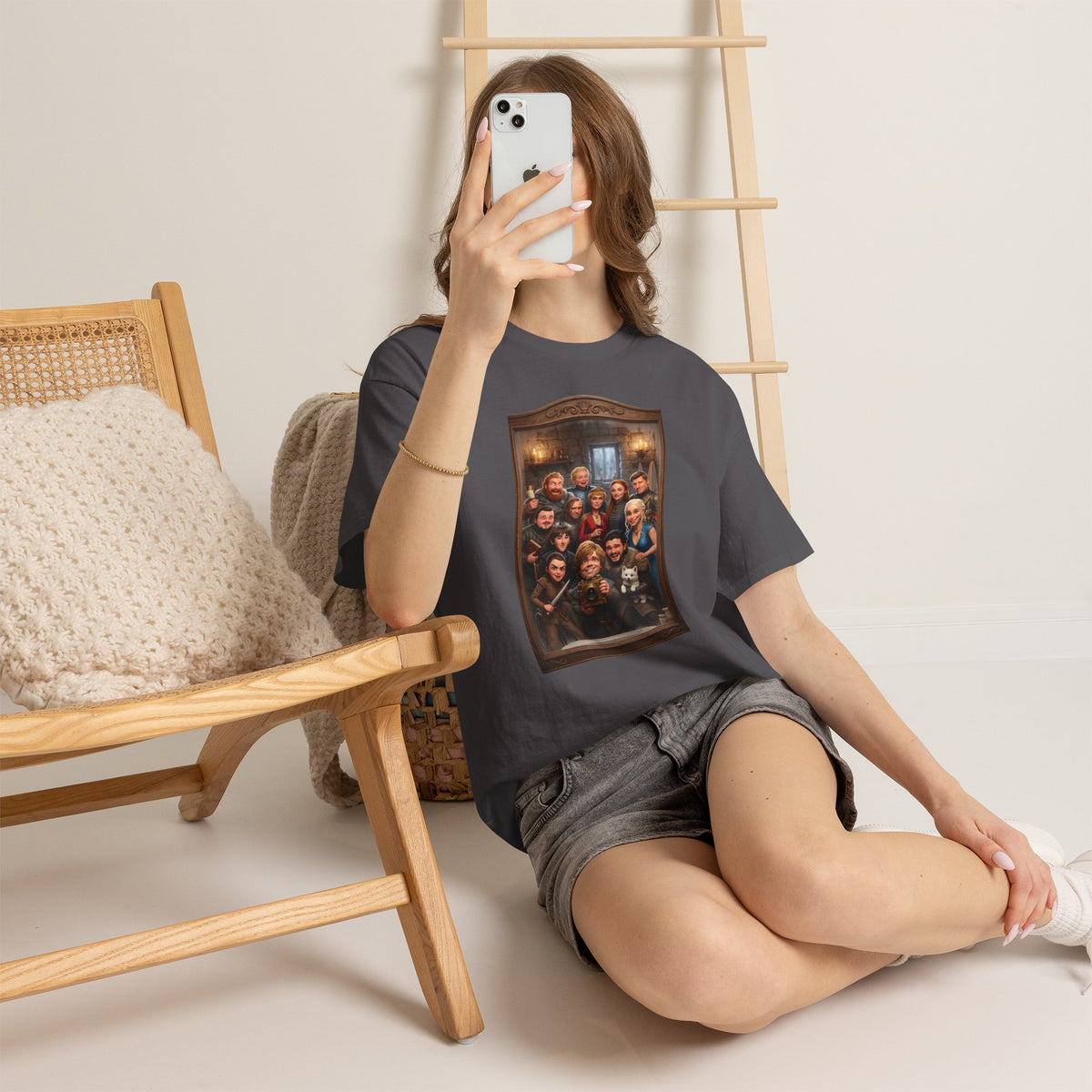 Game of Thrones Cast Portrait Inspired Cotton T-Shirt