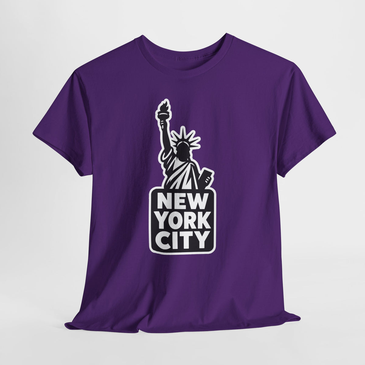 New York City Statue of Liberty Graphic Cotton T-Shirt / Tee