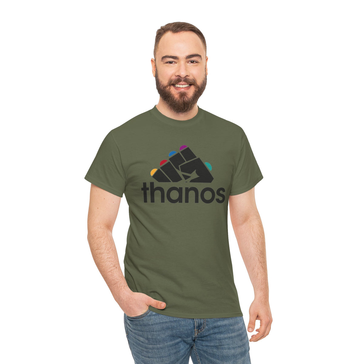 Thanos Logo Tee — Infinity Gauntlet Graphic T-Shirt