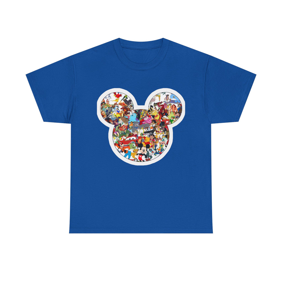 Mickey Collage T-Shirt — Vintage Disney Characters Graphic Tee