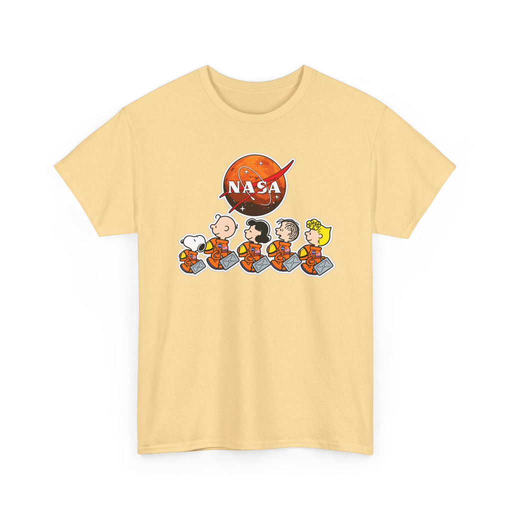 NASA Peanuts Cartoon T‑Shirt — Retro Space Snoopy & Crew Graphic Tee