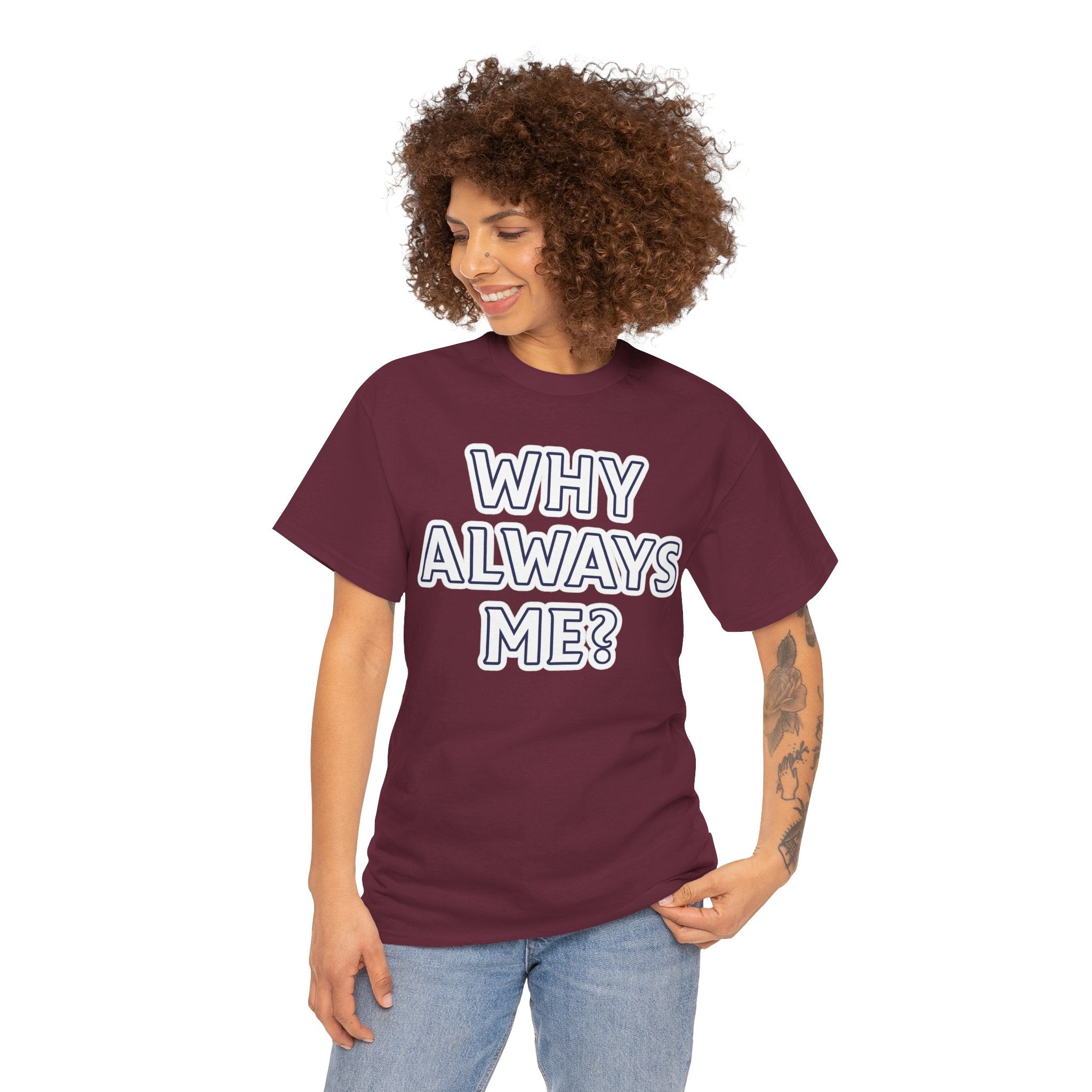 "Why Always Me?" Manchester City Inspired Graphic Tee