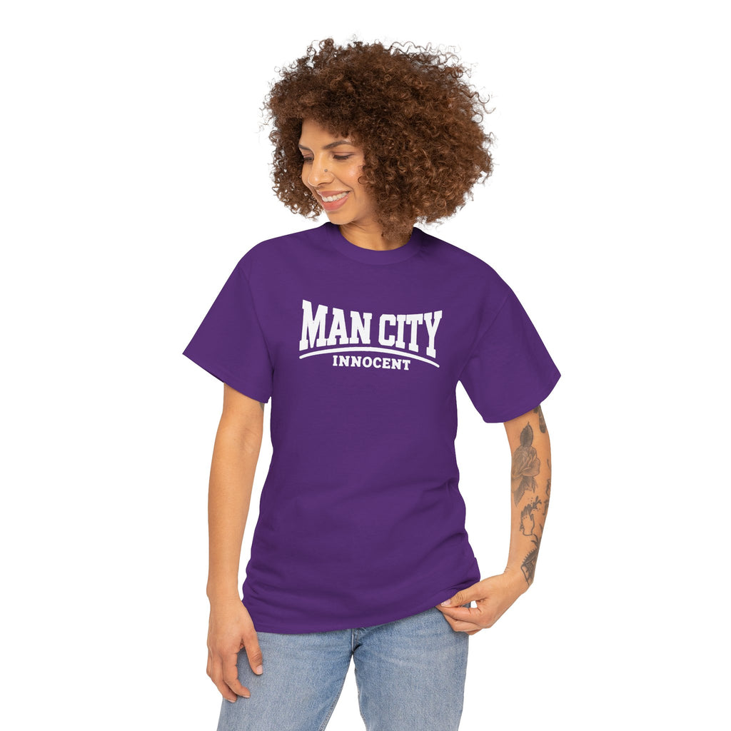 Man City Innocent Cotton T-Shirt / Tee - Vintage Sports Fan Shirt