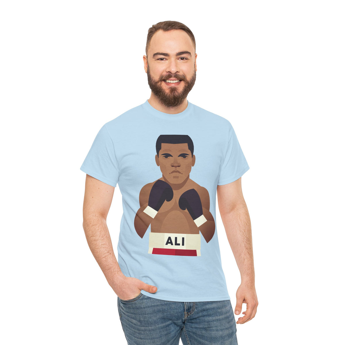 Muhammad Ali Boxing Champion Cotton T-Shirt