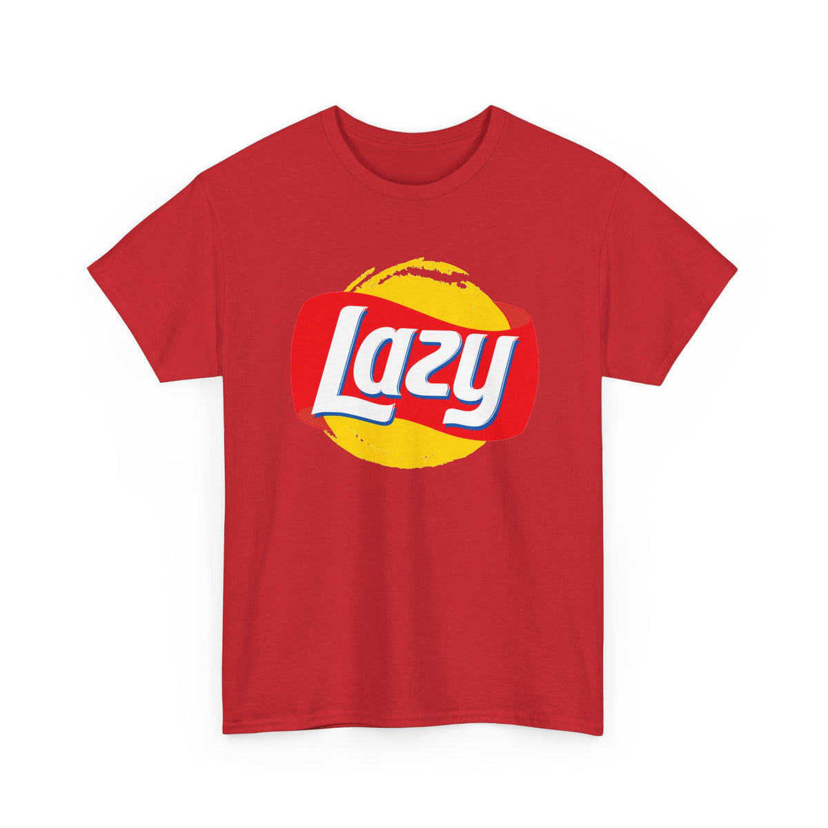 Lazy Logo T‑Shirt — Retro Snack-Inspired Graphic Tee