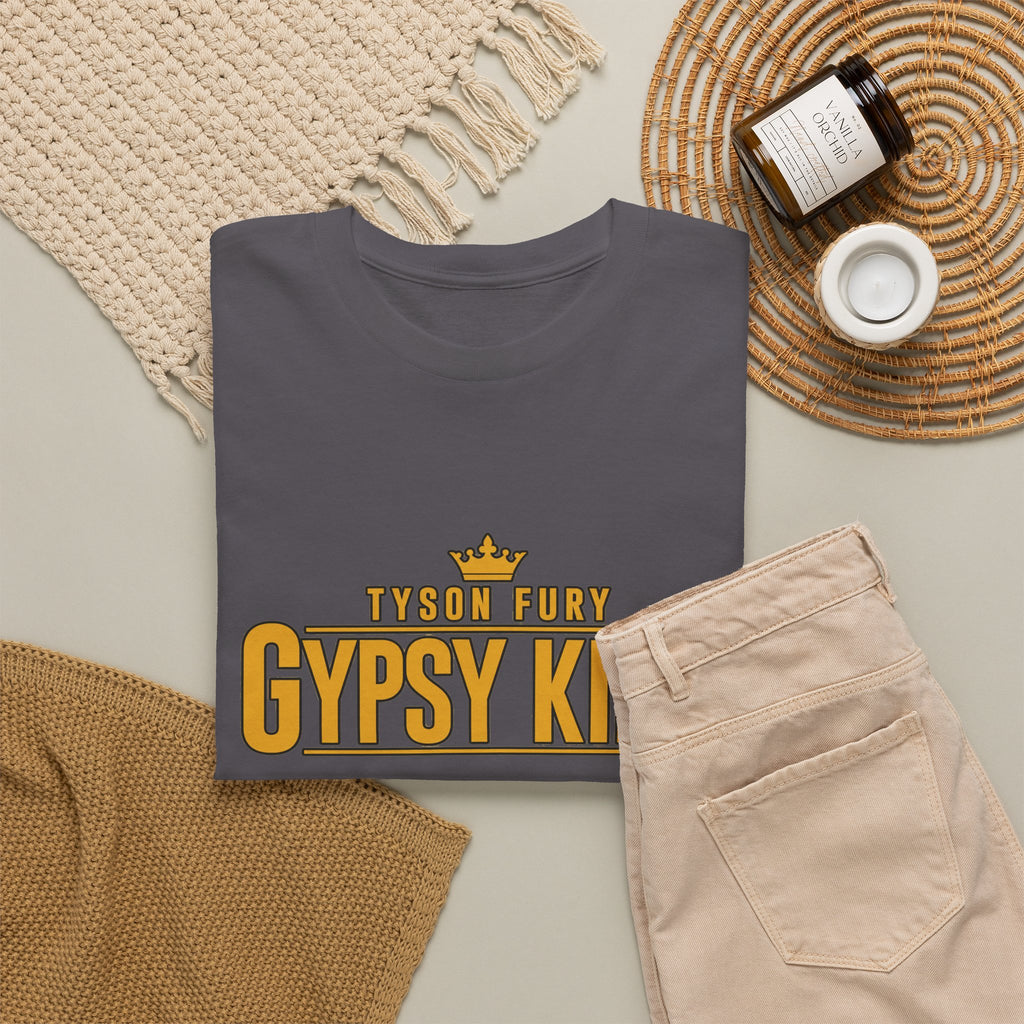 T-Shirt — "Gypsy King" Retro Crown Boxing Tribute Tee
