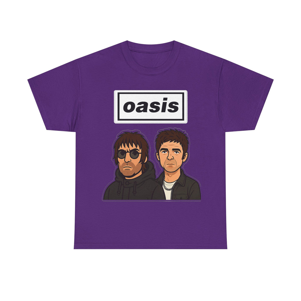Oasis Inspired Unofficial Band Logo Tee — 'oasis' Graphic T-Shirt