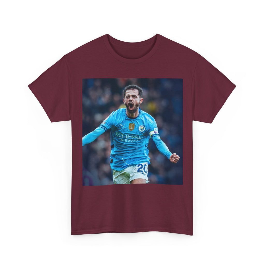 Bernardo Silva Tribute Tee – Inspirational Letter & Celebrating Goal Moment