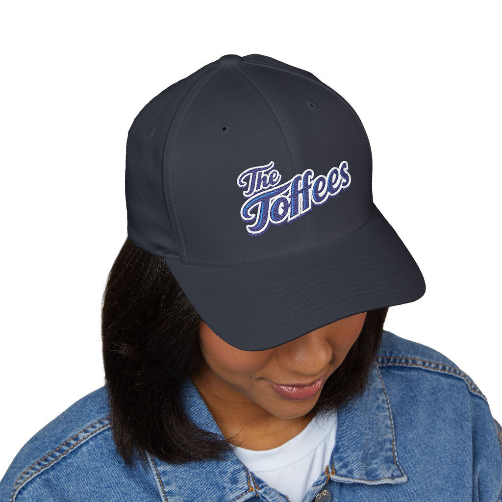 Embroidered 'The Toffees' Baseball Cap - Classic White Team Hat