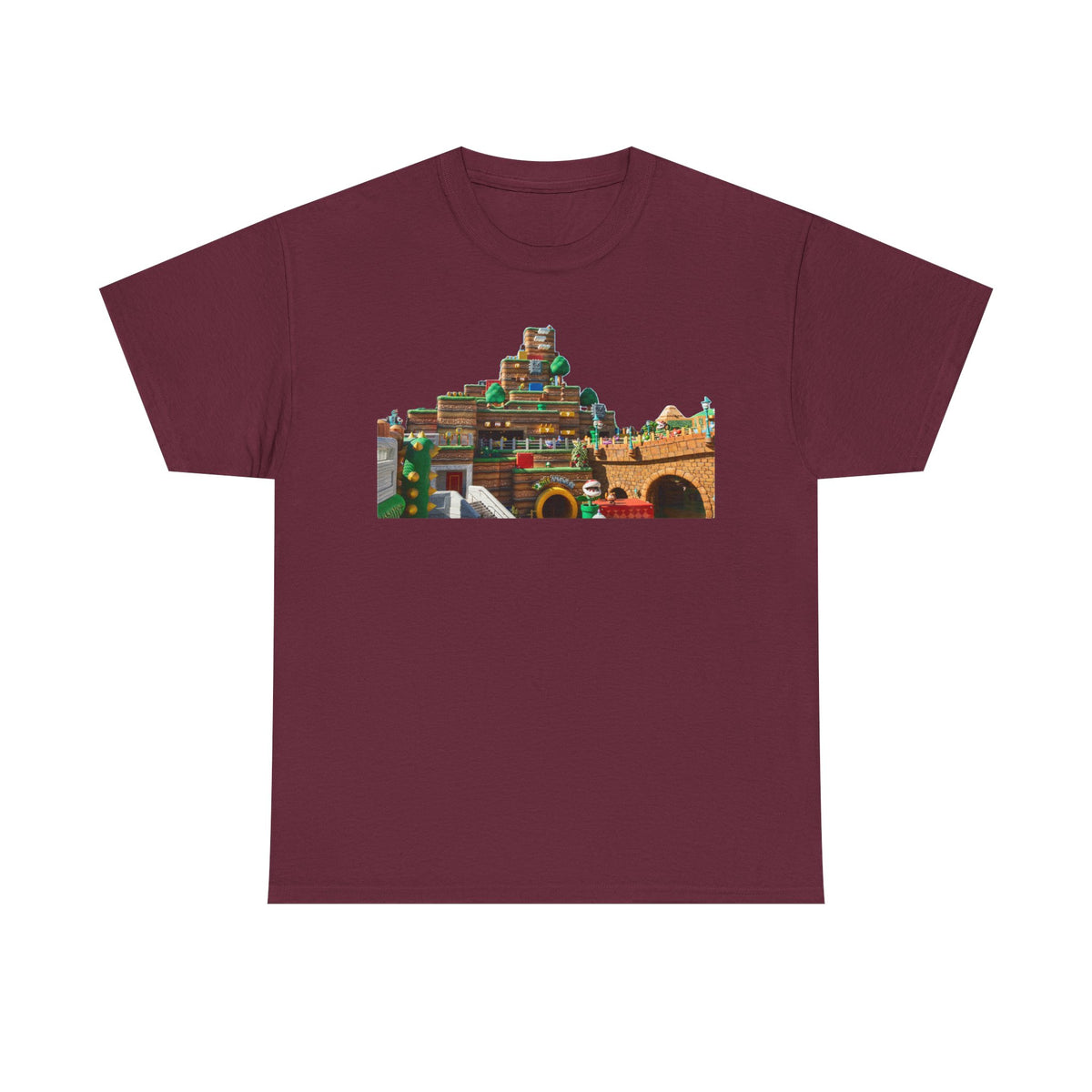Epic Universe T-Shirt — Colorful Vintage Train Station Illustration Tee