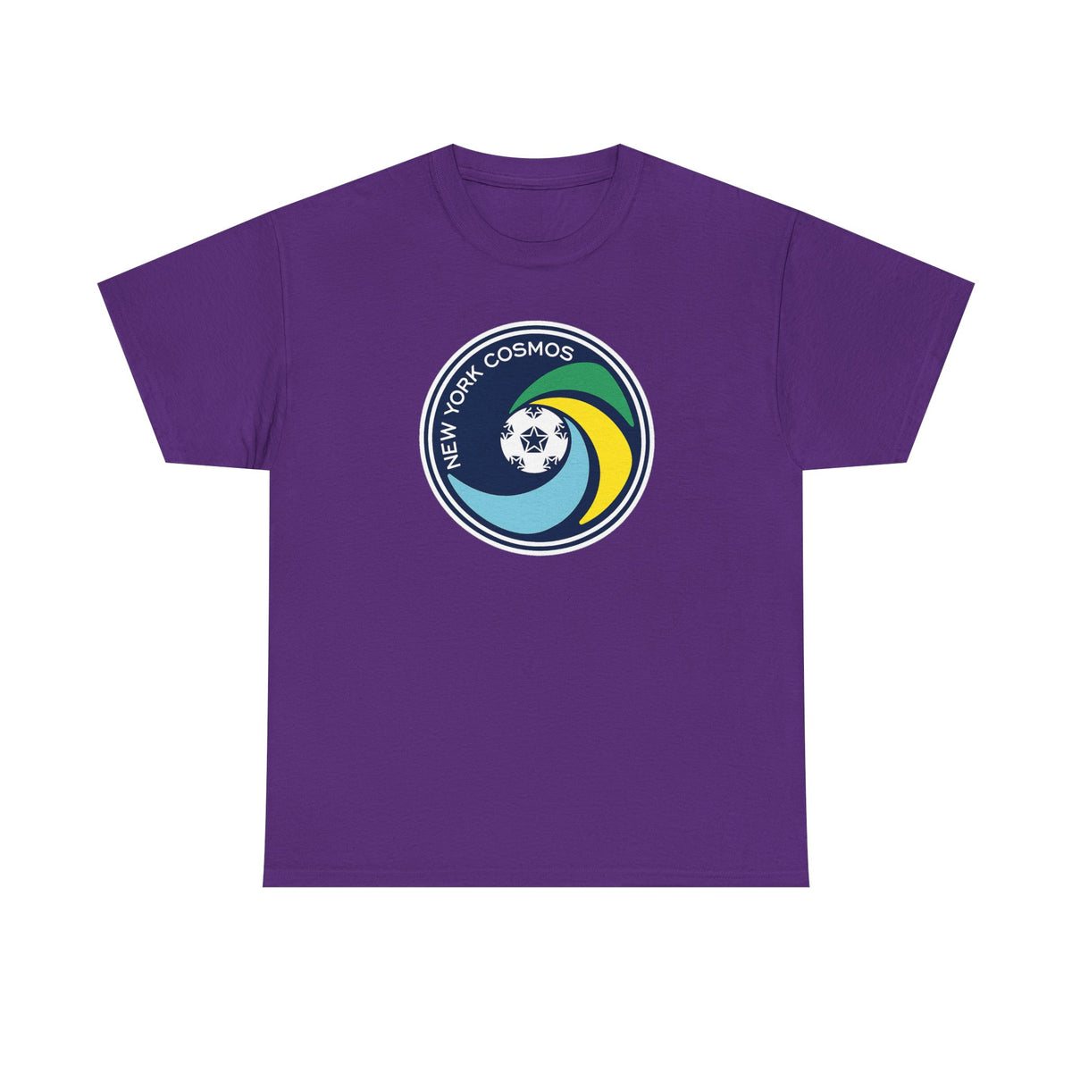 New York Cosmos Retro Logo Cotton T‑Shirt — Vintage Soccer Tee