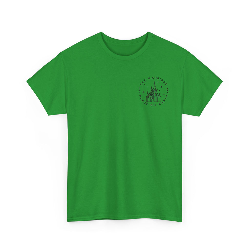 The Happiest Place on Earth Castle Graphic Cotton T-Shirt