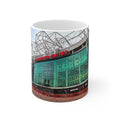 Manchester United Old Trafford Stadium Photo Mug — Ceramic Coffee Cup (11oz & 15oz)