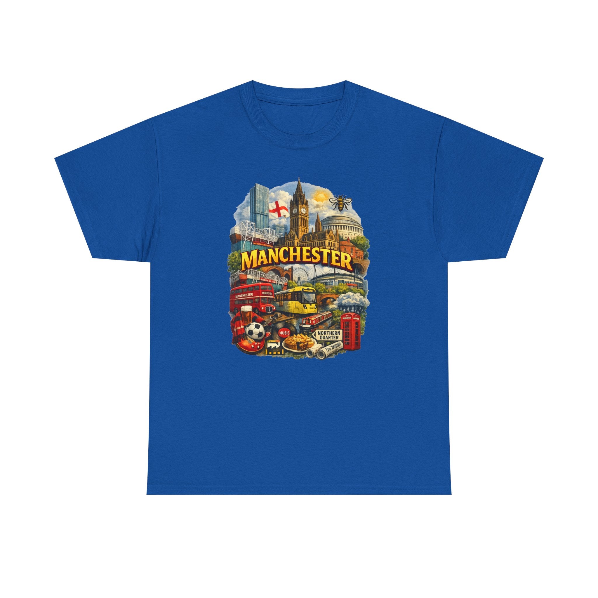 Manchester Skyline Collage T-Shirt