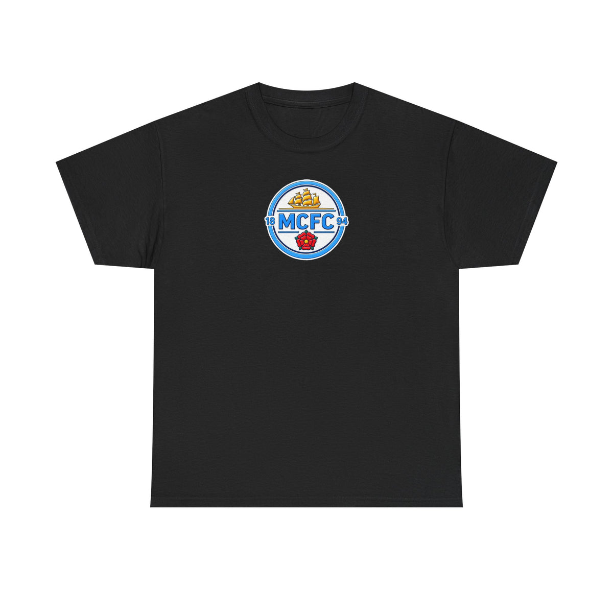 MCFC Retro Crest T‑Shirt — Vintage Soccer Fan Tee