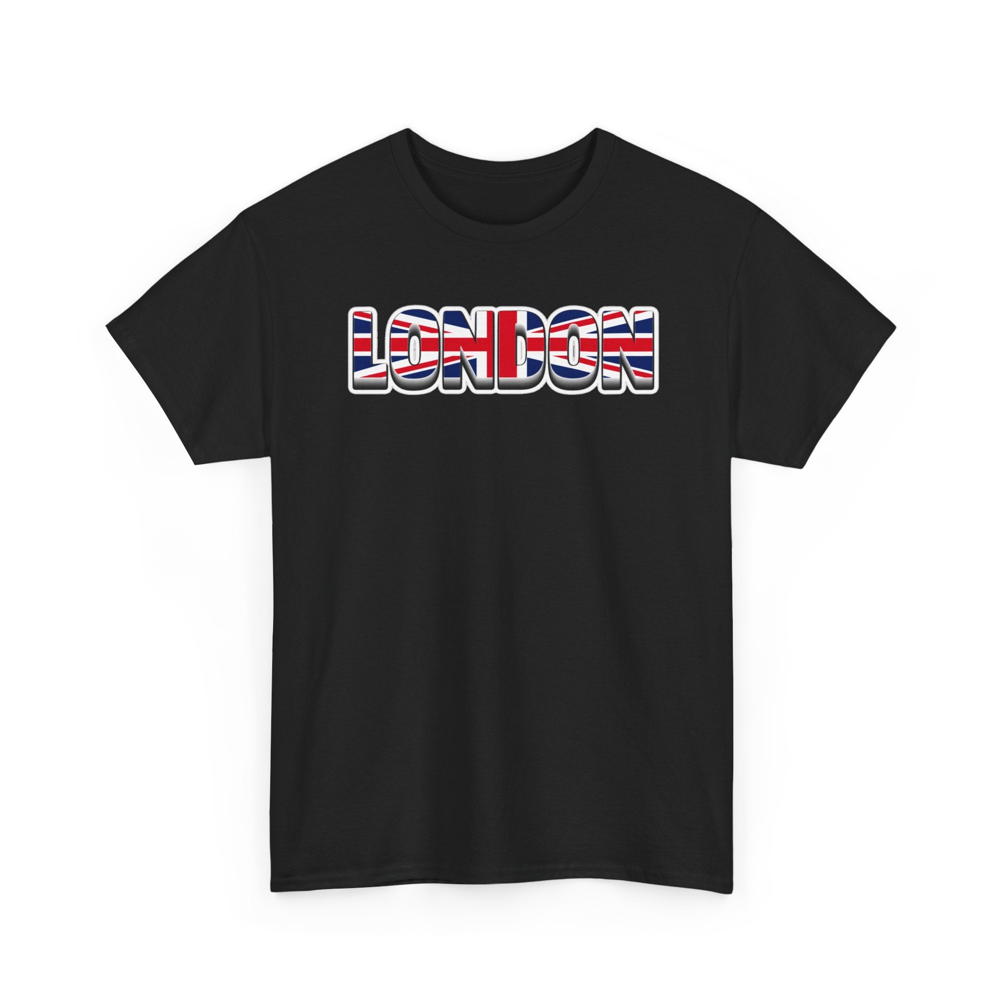 London Union Jack Graphic Tee — Bold UK Travel T-Shirt