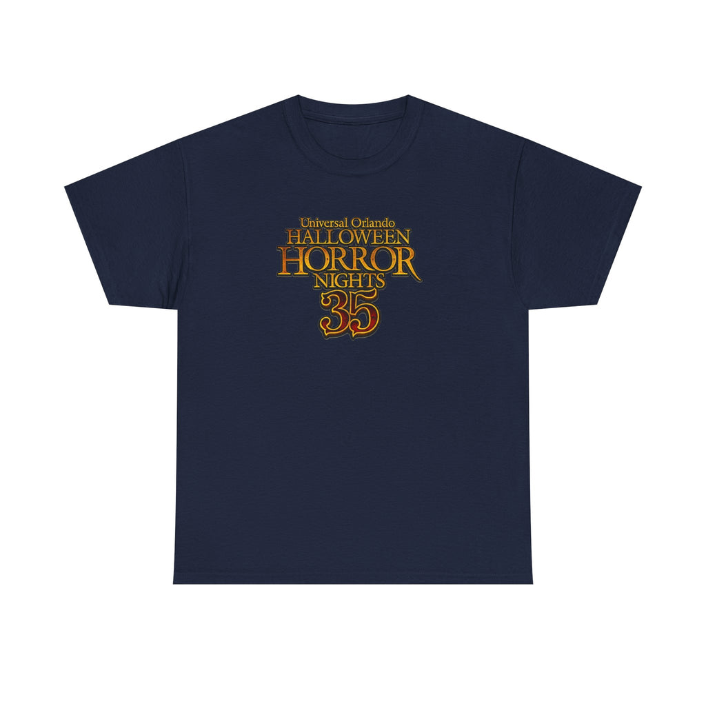 Halloween Horror Nights 35 T‑Shirt — Retro Theme Park Event Tee