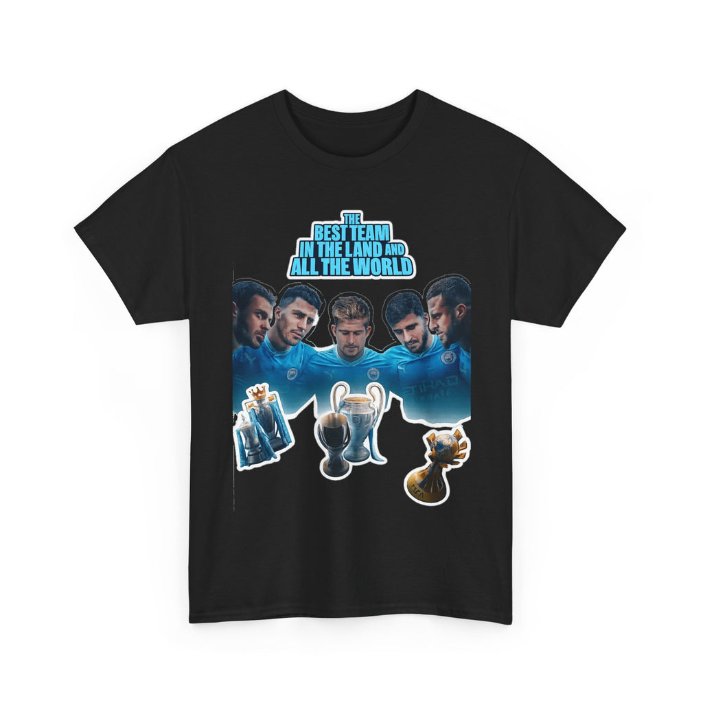 Manchester City — "Best Team in the Land and All the World" Cotton T-Shirt