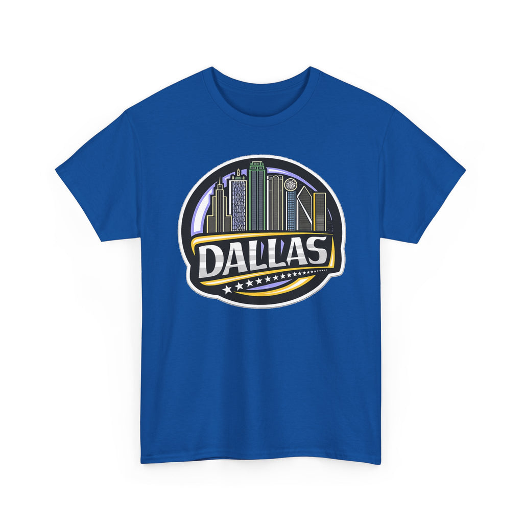 Dallas Skyline Tee — Vintage City Skyline Graphic T-Shirt