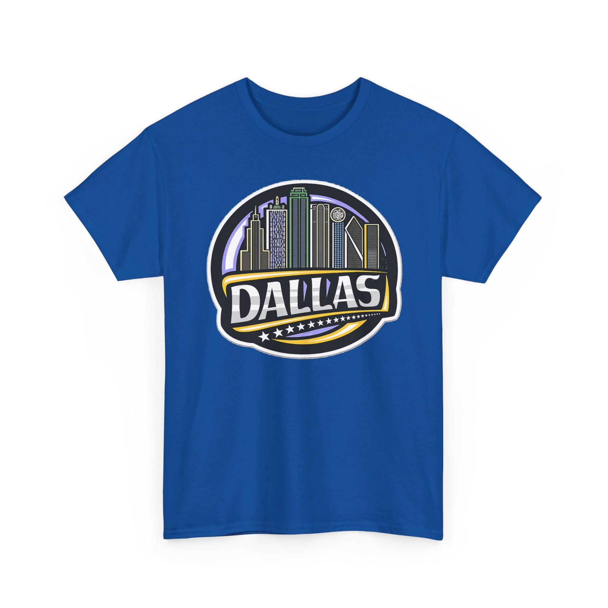 Dallas Skyline Tee — Vintage City Skyline Graphic T-Shirt