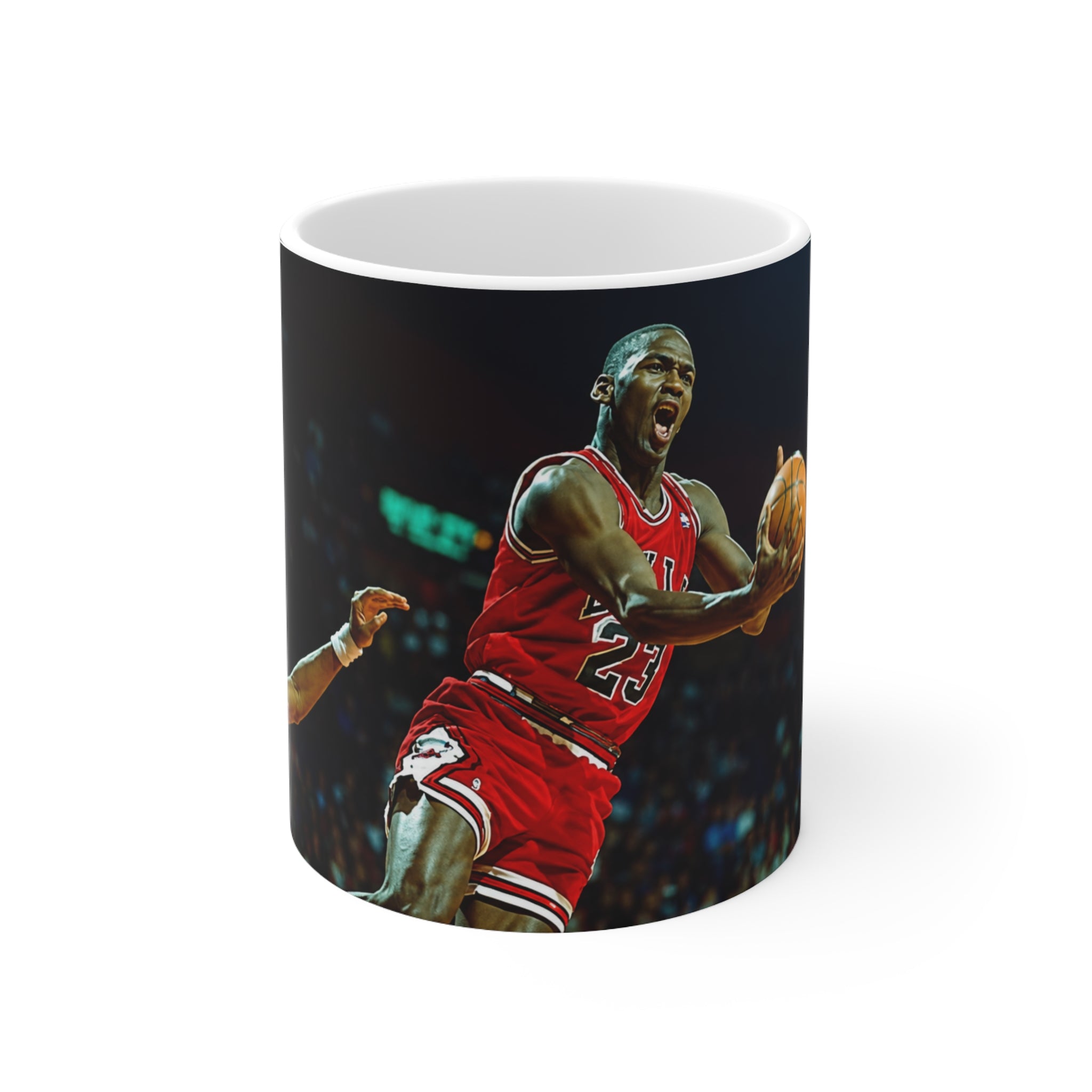 Basketball Action Mug — Dynamic Game Night Coffee Cup (11oz, 15oz)