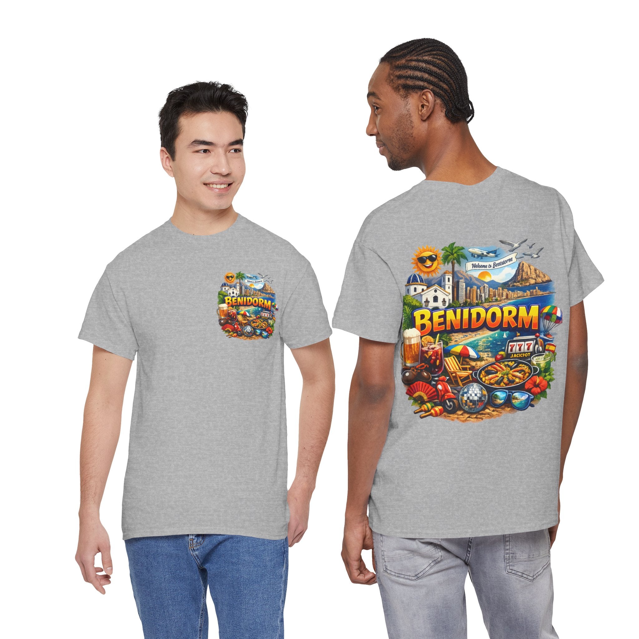 Benidorm Souvenir T‑Shirt — Spain Beach Holiday Graphic Tee