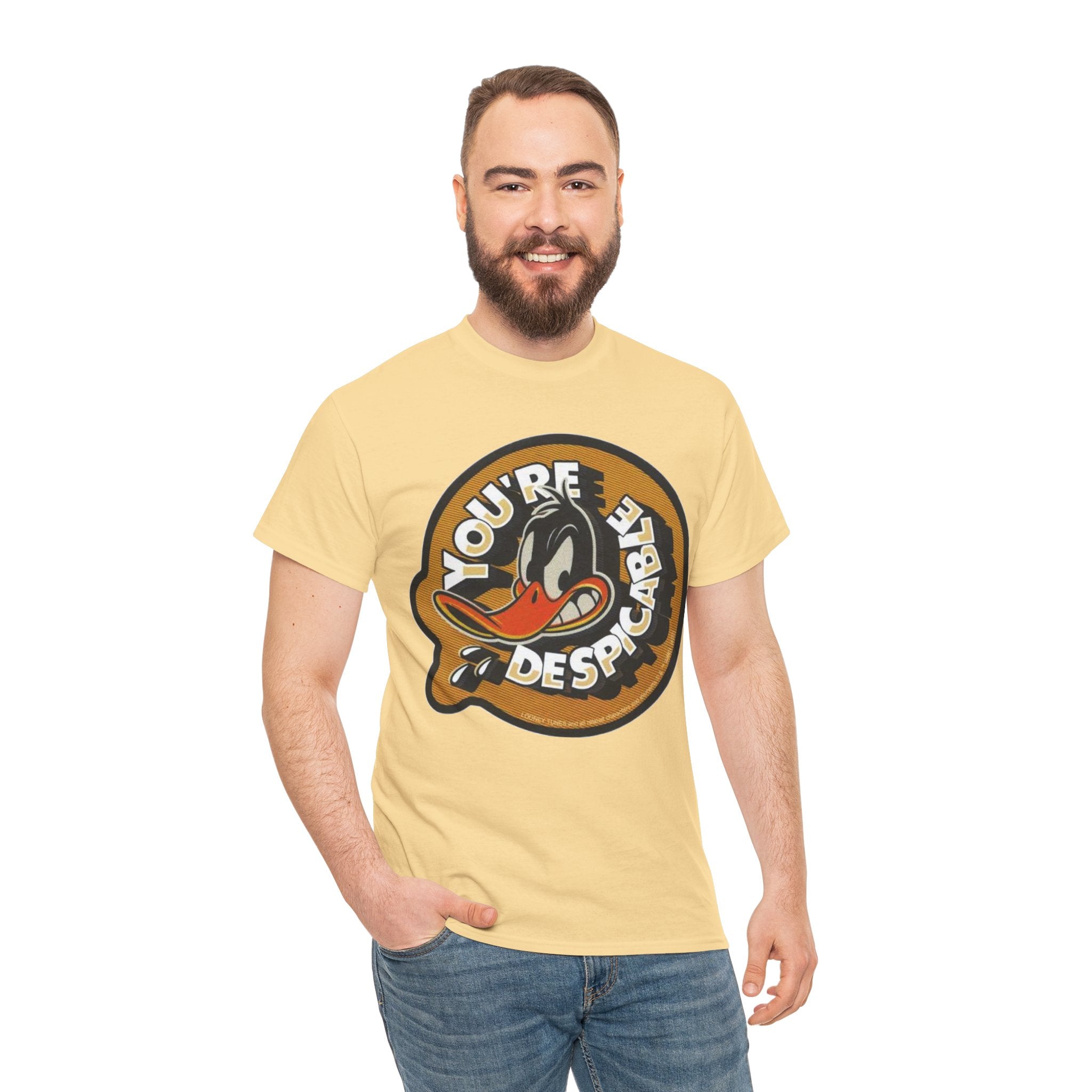Vintage Daffy Duck Graphic Tee — “You're Despicable” Retro Cartoon Shirt