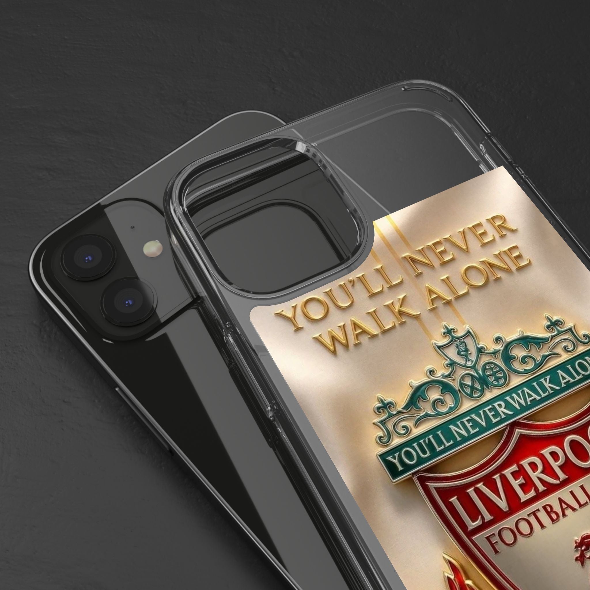 Liverpool FC 'You'll Never Walk Alone' Clear Phone Case
