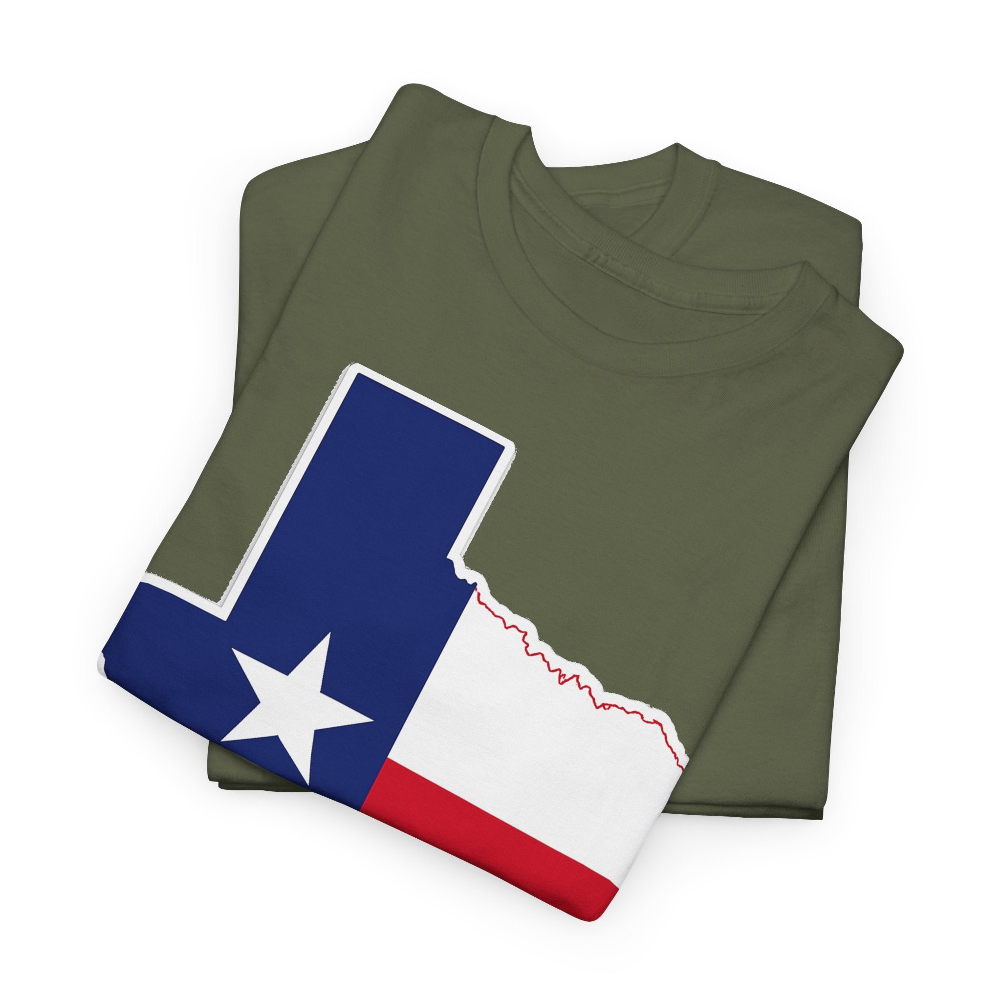 Texas Flag Outline T-Shirt — Lone Star State Pride Tee